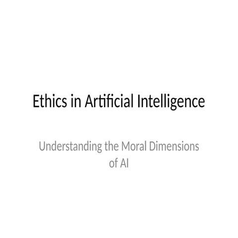 Ethics In Ai Presentation Ethics Ai Pptx