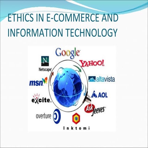 Ethics in e commerce n it