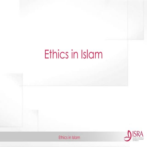 Ethics in Islam