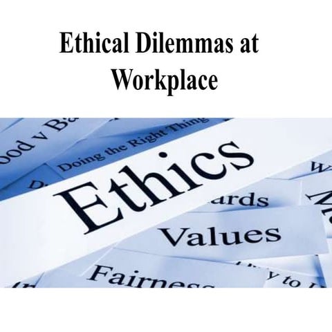 Ethics in workplace