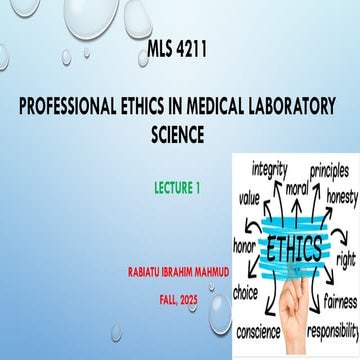 Effective Communication and Ethical Practices in Medical Laboratory ...