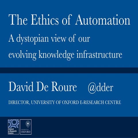 Ethics of Automation