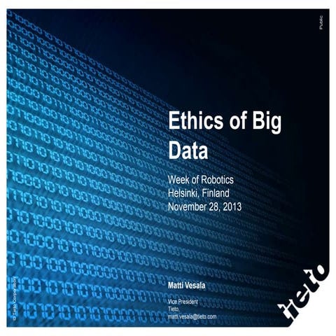Ethics of Big Data