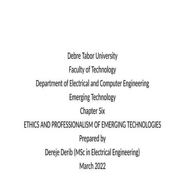 ethics  of  Emerging  technology .  pptx