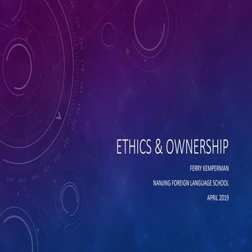 Moral Conduct and Ethics as a Computer Scientist in a modern landscape