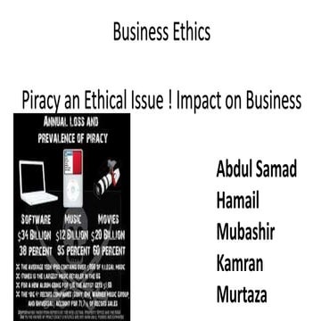 Ethics piracy