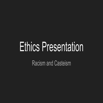 Ethics presentation