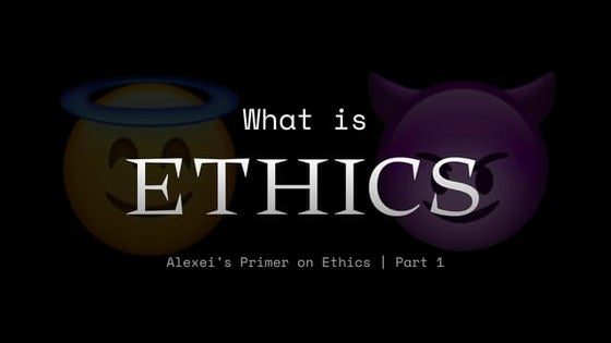 What is ethics?