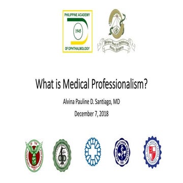What is Medical Professionalism? (What is Professionalism in Medicine?)