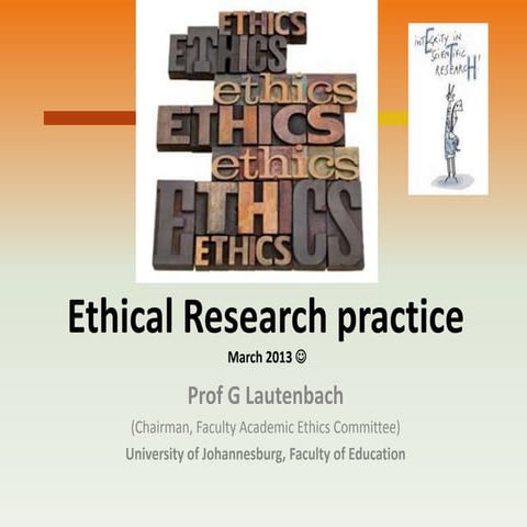 Research ethics | PPTX