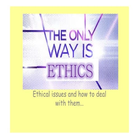 Ethics (towie)