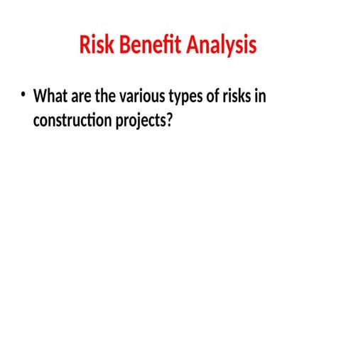 Ethics Unit 4 Risk   Benefit Analysis  RBA
