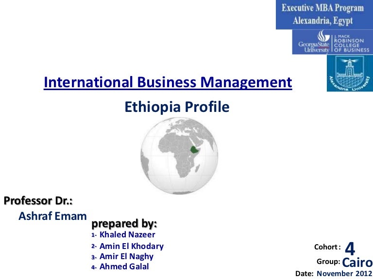 Ethiopia business profile