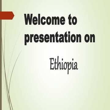 Ethiopia presentation