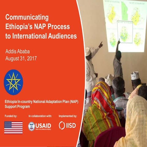 Communicating Ethiopia's NAP Process to International Audiences