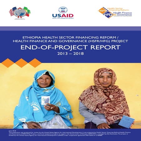 Ethiopia Health Sector Financing Reform/HFG: End-of-Project Report