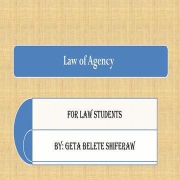 Ethiopian Law of Agency by Geta Belete.pdf