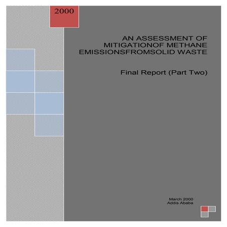 Ethiopian urban setting ch4 emiission from solid waste mitigation measures