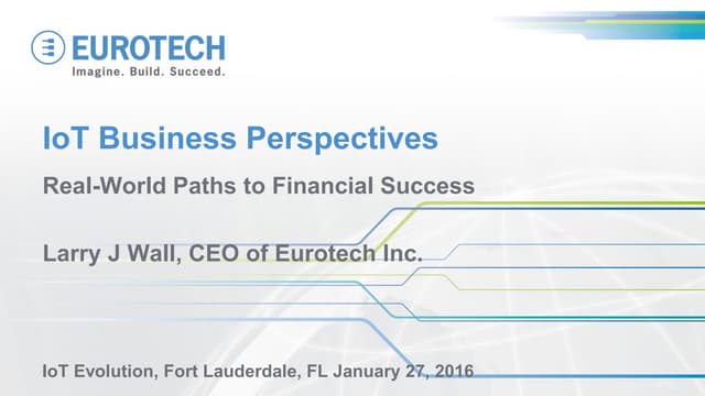 IoT Business Perspectives 