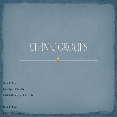 Ethnic Groups