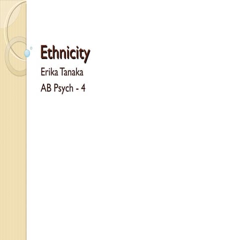 Ethnicity
