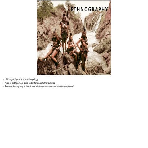 Ethnography