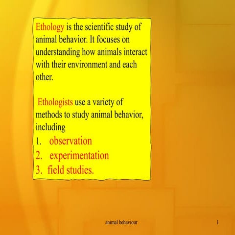 ethology.                                           pdf