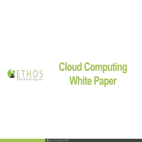Ethos Cloud Computing White Paper-v1a