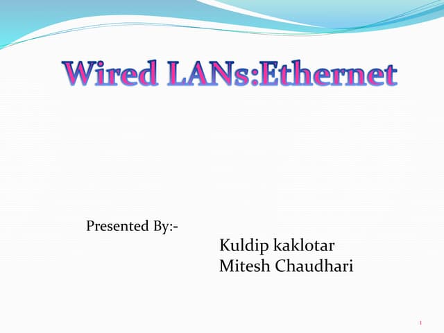 Ethernet Computer network