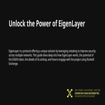 🚀 Boost Your Crypto Game with EigenLayer! 🌟 ETH TO EIGEN | PPT