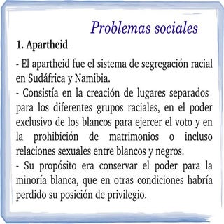 Problemas sociales. Ética
