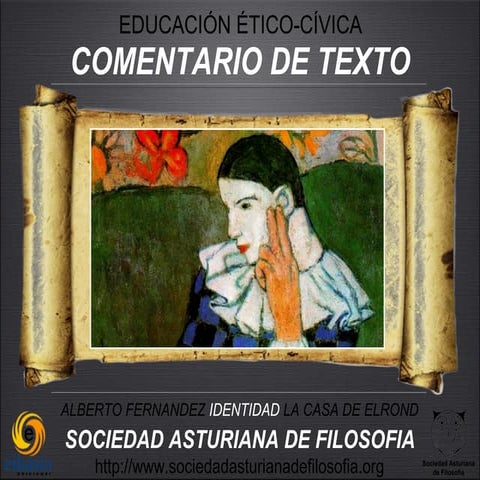 Comentario de textos (ética)
