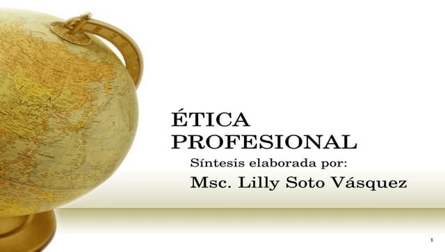 Etica Profesional