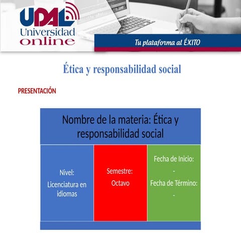 Etica responsabilidad social y los elementos empresariales