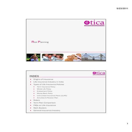 Etica Wealth Management - Insurance Presentation