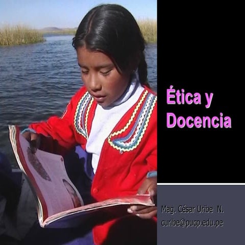 Etica Y Docencia Foro Backus