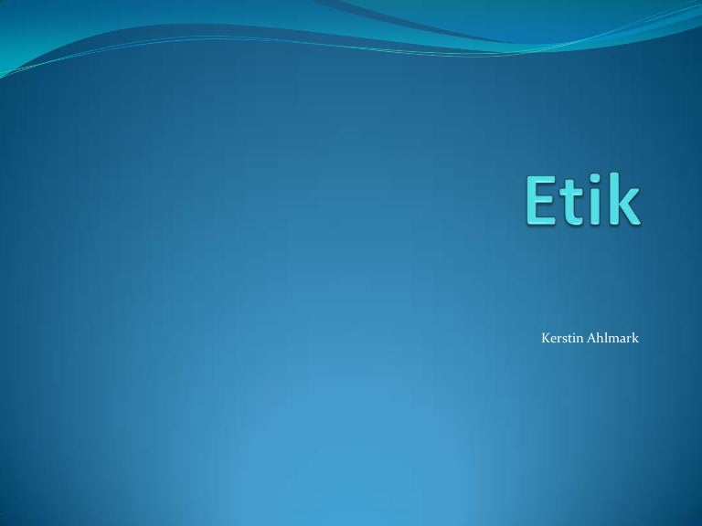 Etik