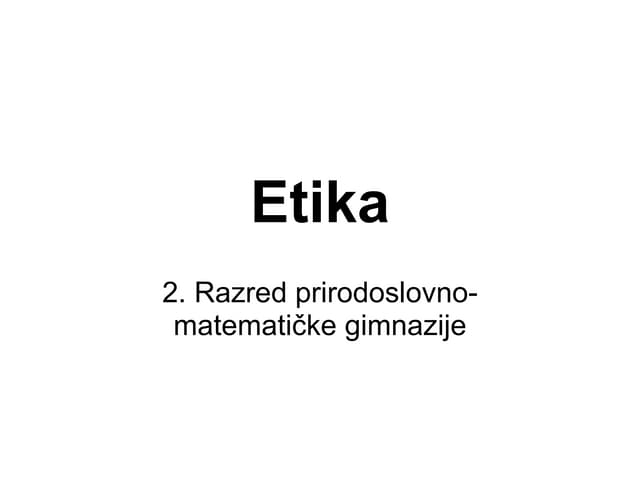 Etika