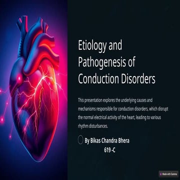 Etiology and Pathogenesis of Cardiac Conduction Disorders: Causes ...