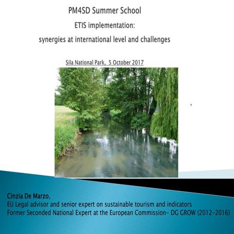 Etis european tourism indicator system expert cinzia_de_marzo