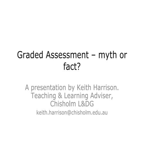 Clarifying learning goals & standards: rubrics & exemplars | PPTX