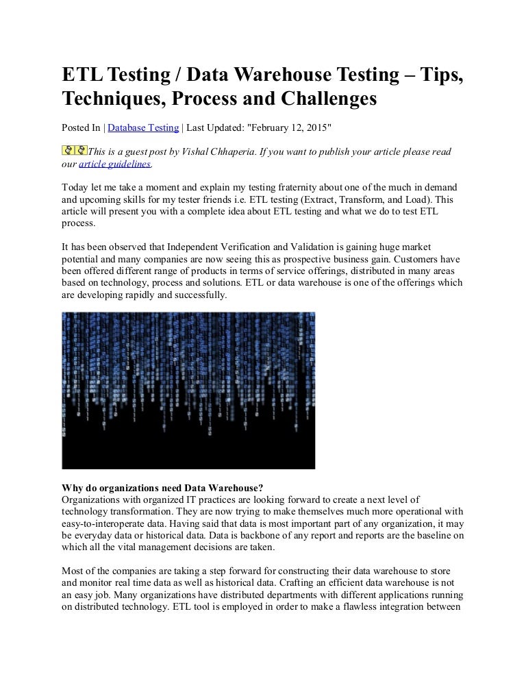 etl testing data warehouse interview questions