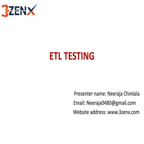 etl testing training in  Madhapur hyderabad