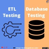 ETL Testing Vs Database Testing | PDF