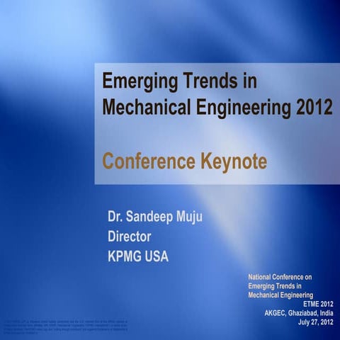 Etme2012 Keynote Address July 27 2012