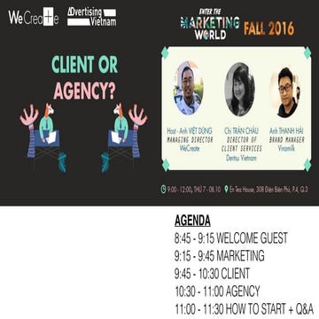 EtMW 8.10 | Client or Agency?