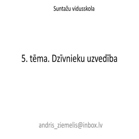 Etoloģija- dzīvnieku uzvedība | PDF