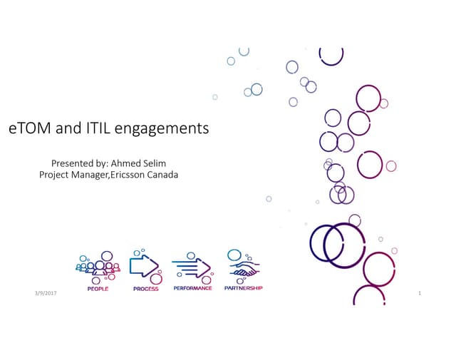 eTOM and ITIL engagements