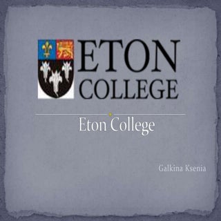 Eton college
