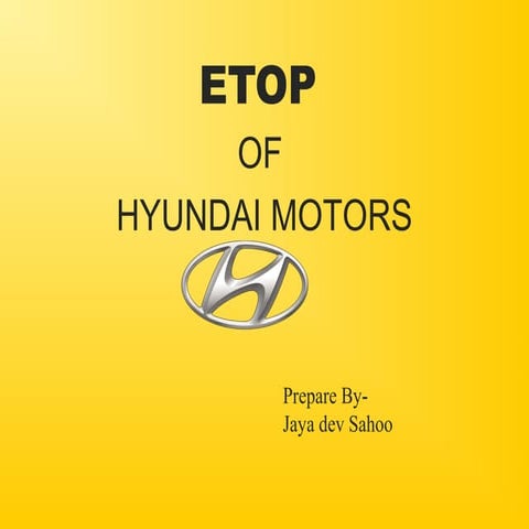 Etop of hyundai motors